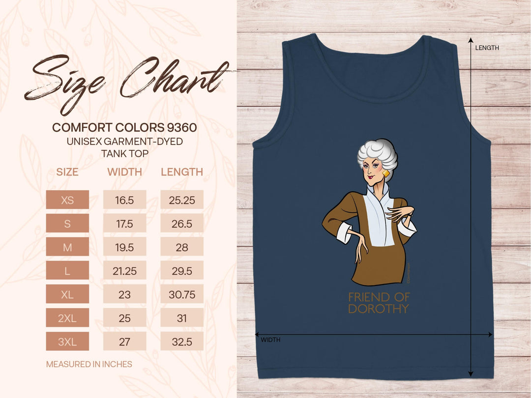 Friend of Dorothy Cartoon Design Tank Top product