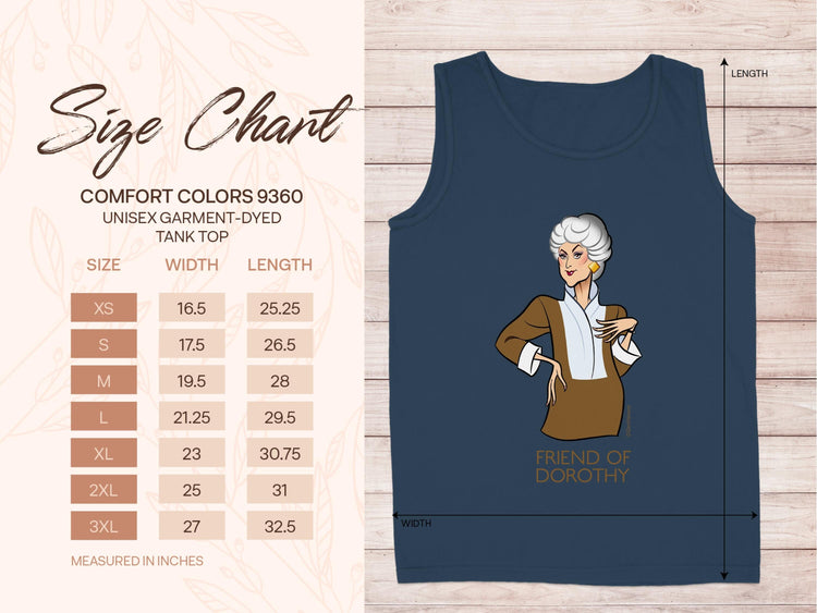 Friend of Dorothy Cartoon Design Tank Top product