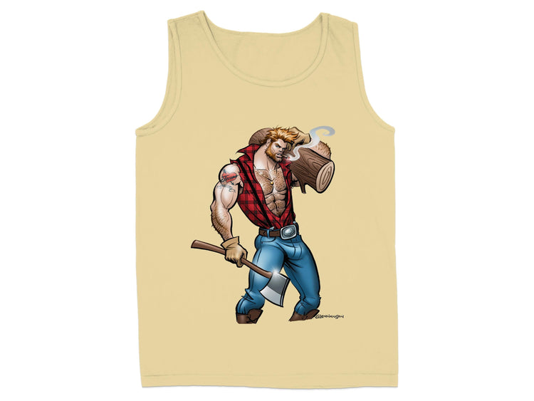 Lumberjack Cartoon Character Design Tank Top product