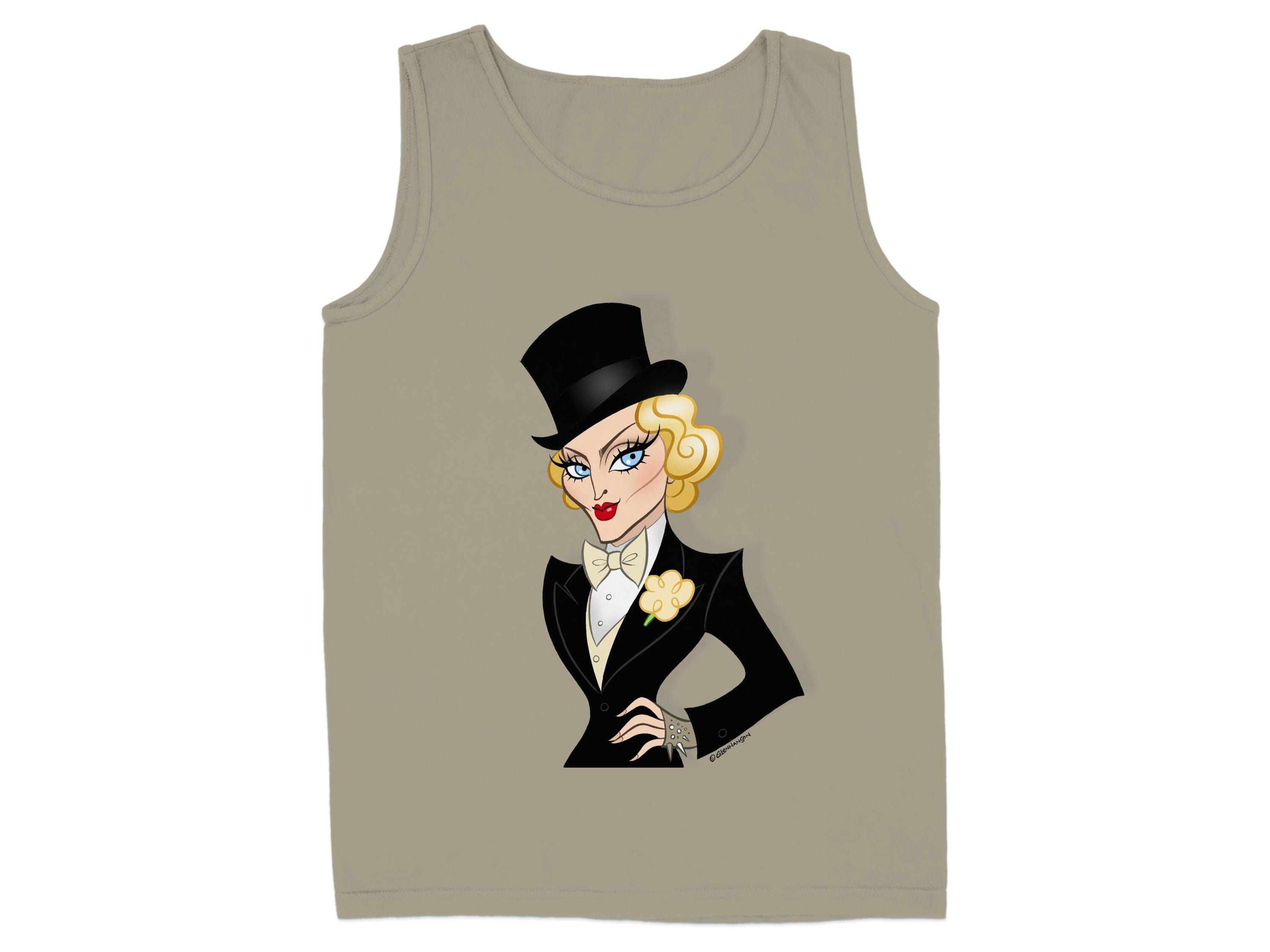Stylish Tank Top with Bold Character Print product