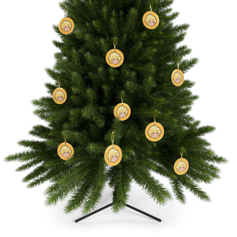 Scandinavian nitwit - Glass Ornaments