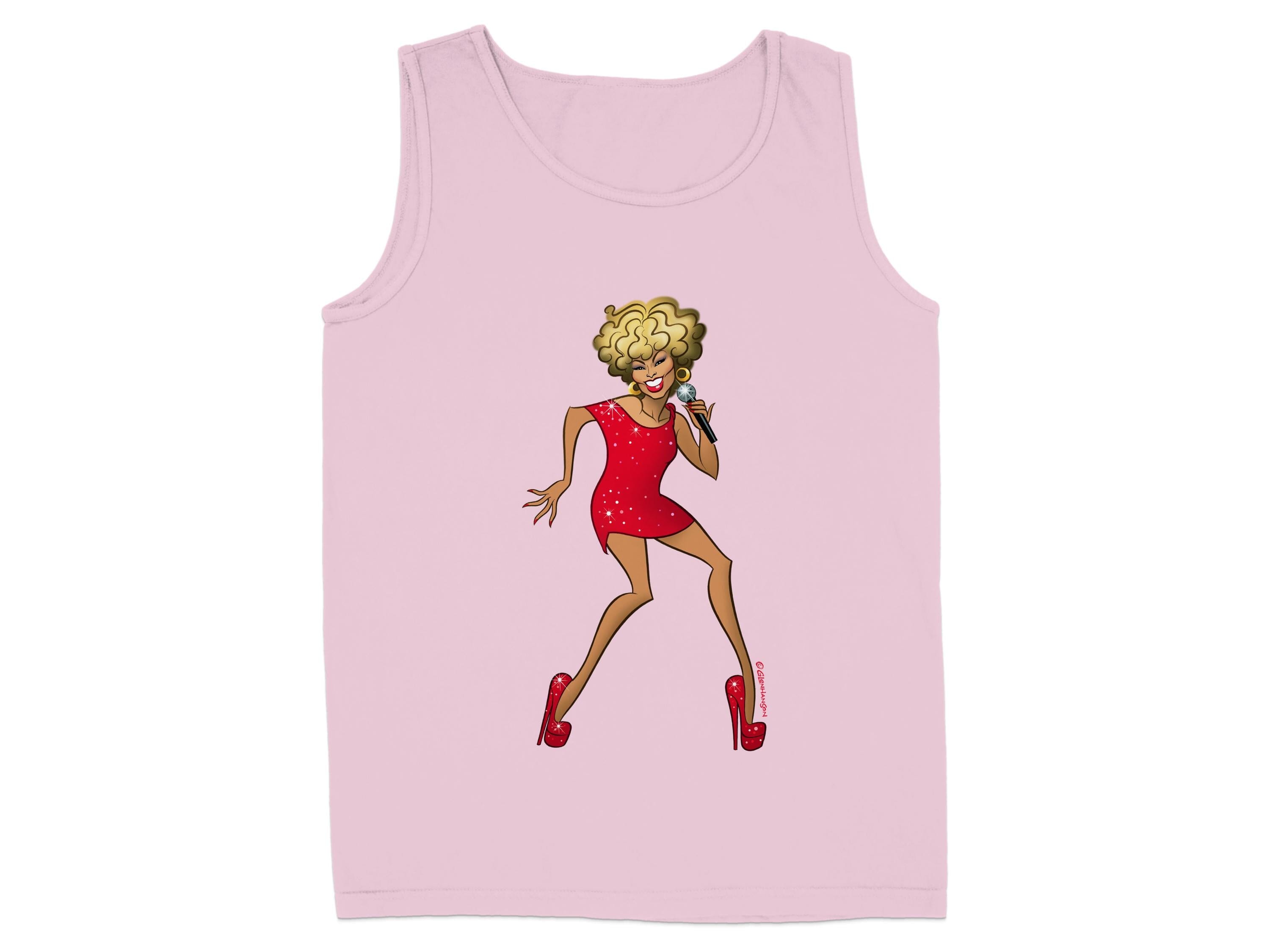 Iconic Diva in Red Dress Singing Tank Top product