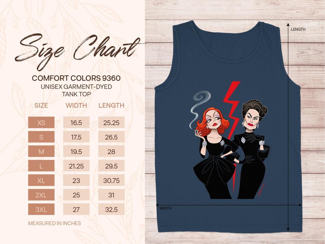 Stylish Unisex Tank Top with Artistic Graphic Design product