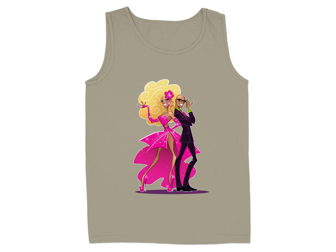 Stylish Cartoon Character Print Tank Top product type
