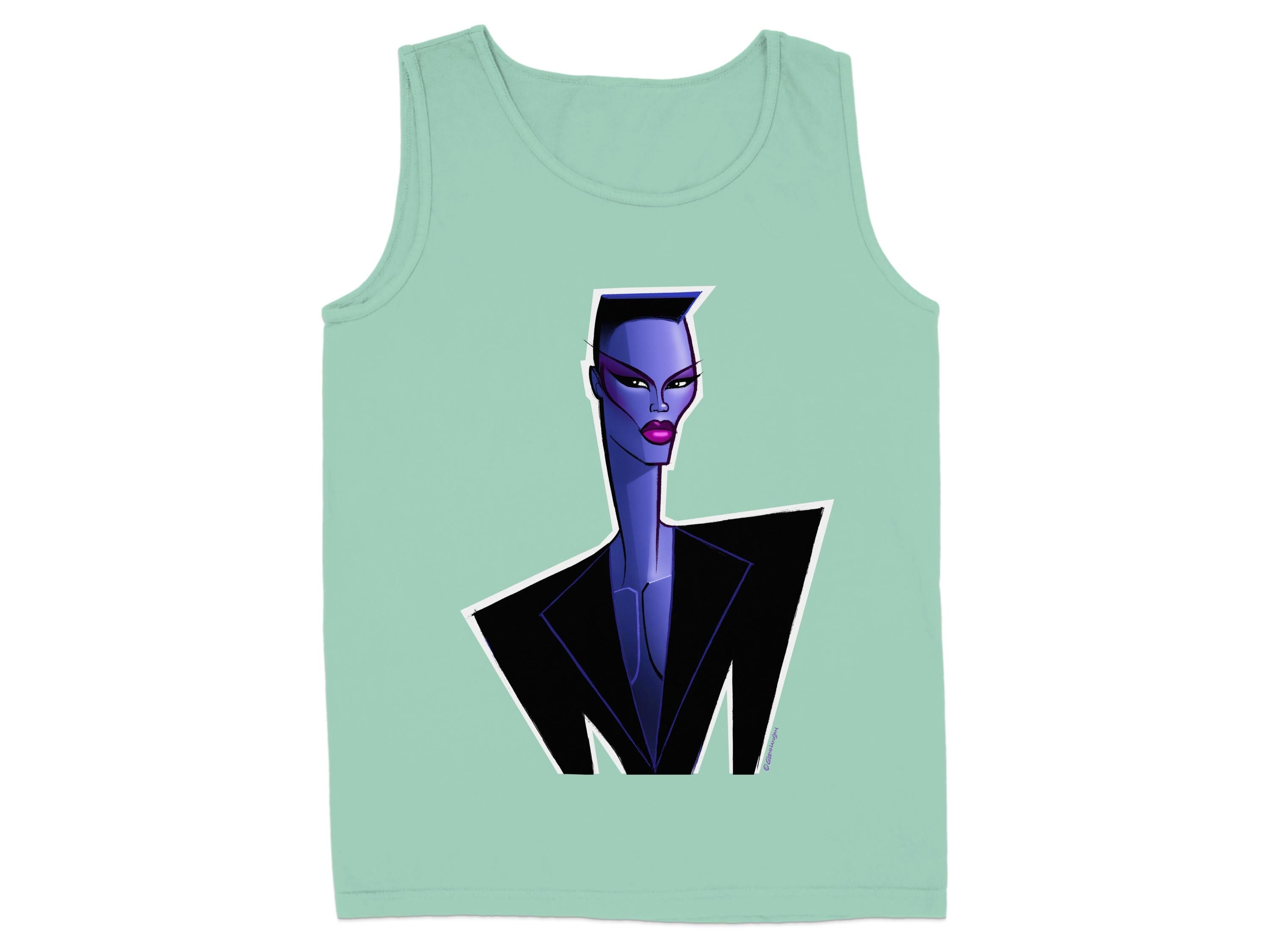 Chic Graphic Tank Top with Fashion Illustration product type