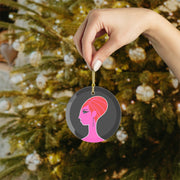 Funny Girl - Glass Ornaments
