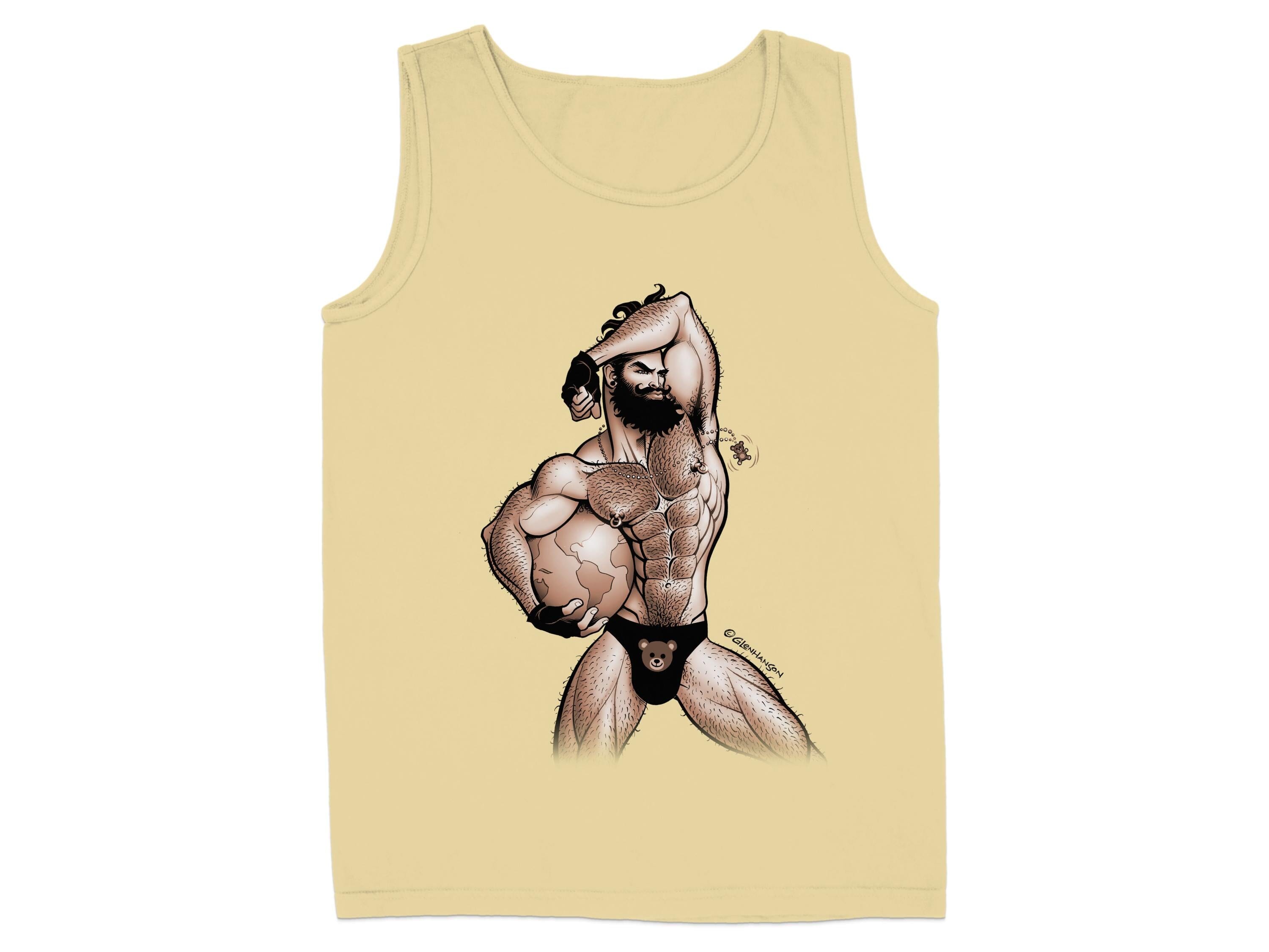 Muscle Pose Graphic Print Tank Top product