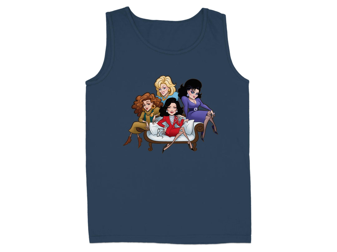 Fun Cartoon Characters Group Tank Top product
