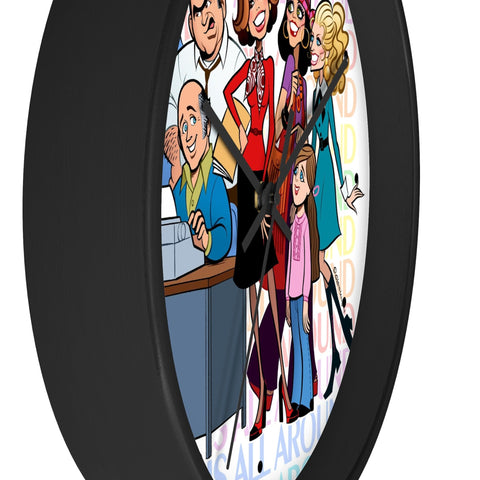 LOVE IS ALL AROUND • Wall clock