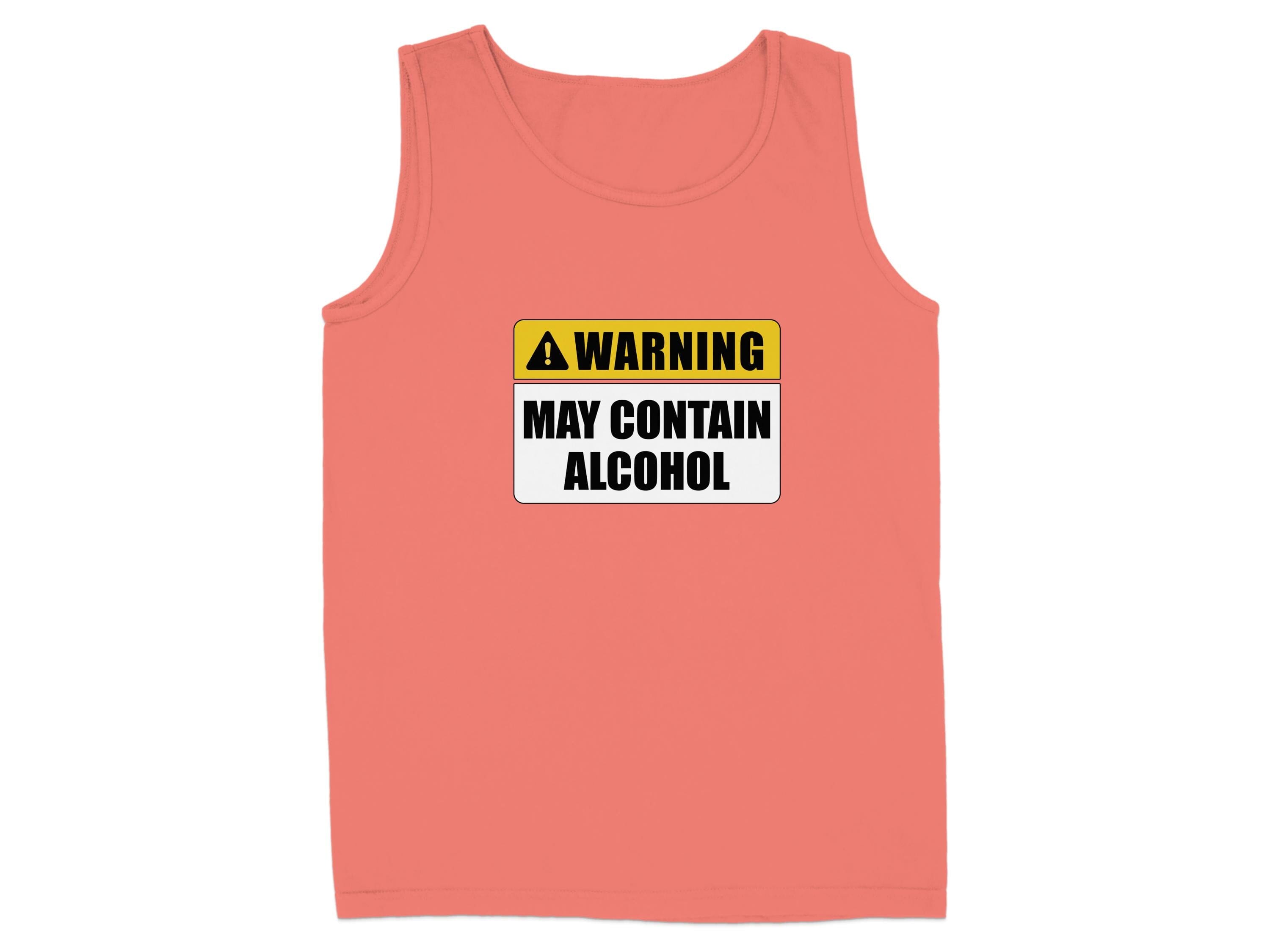 Warning May Contain Alcohol Graphic Tank Top product