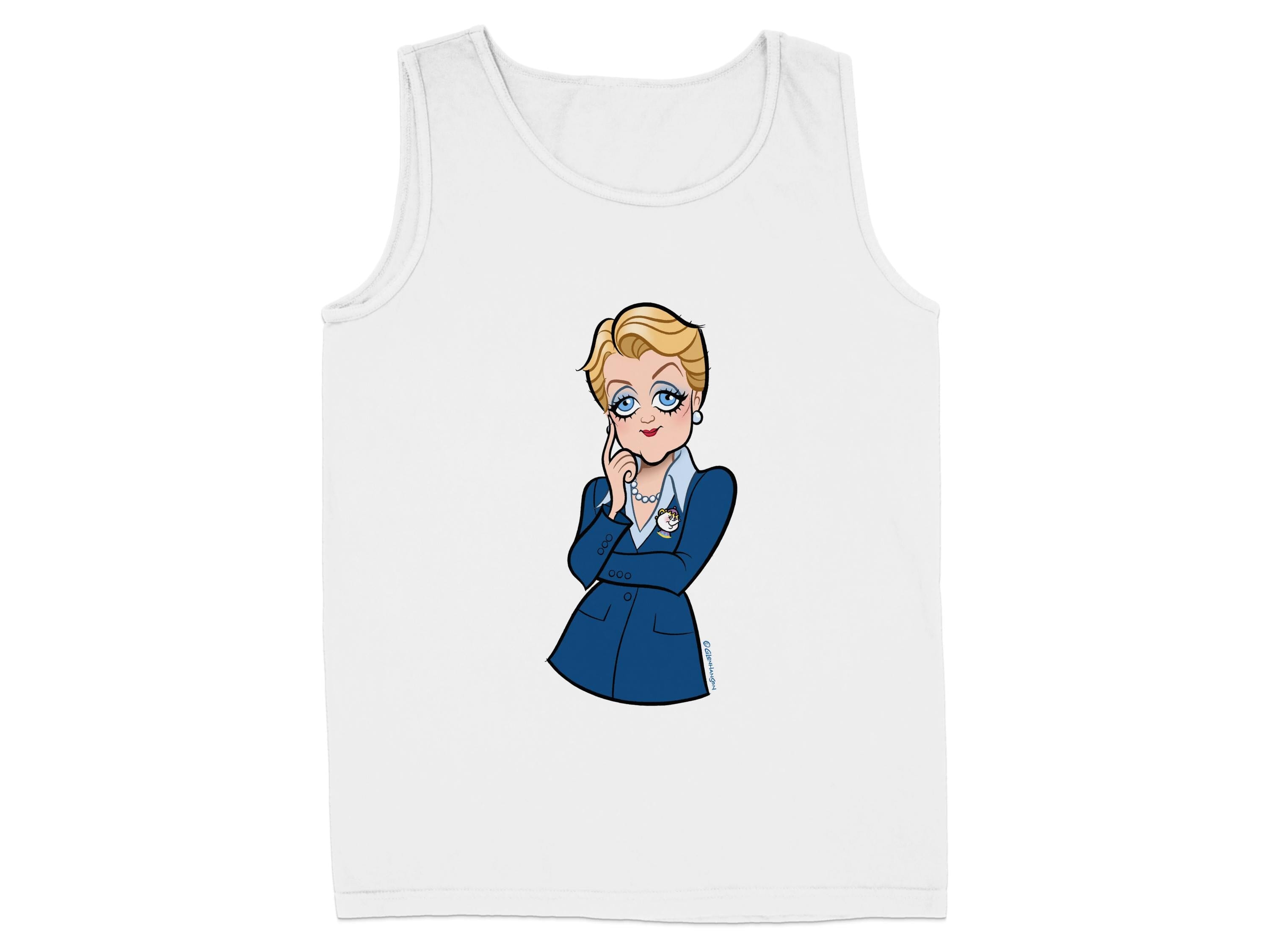 Thoughtful Cartoon Character Tank Top product