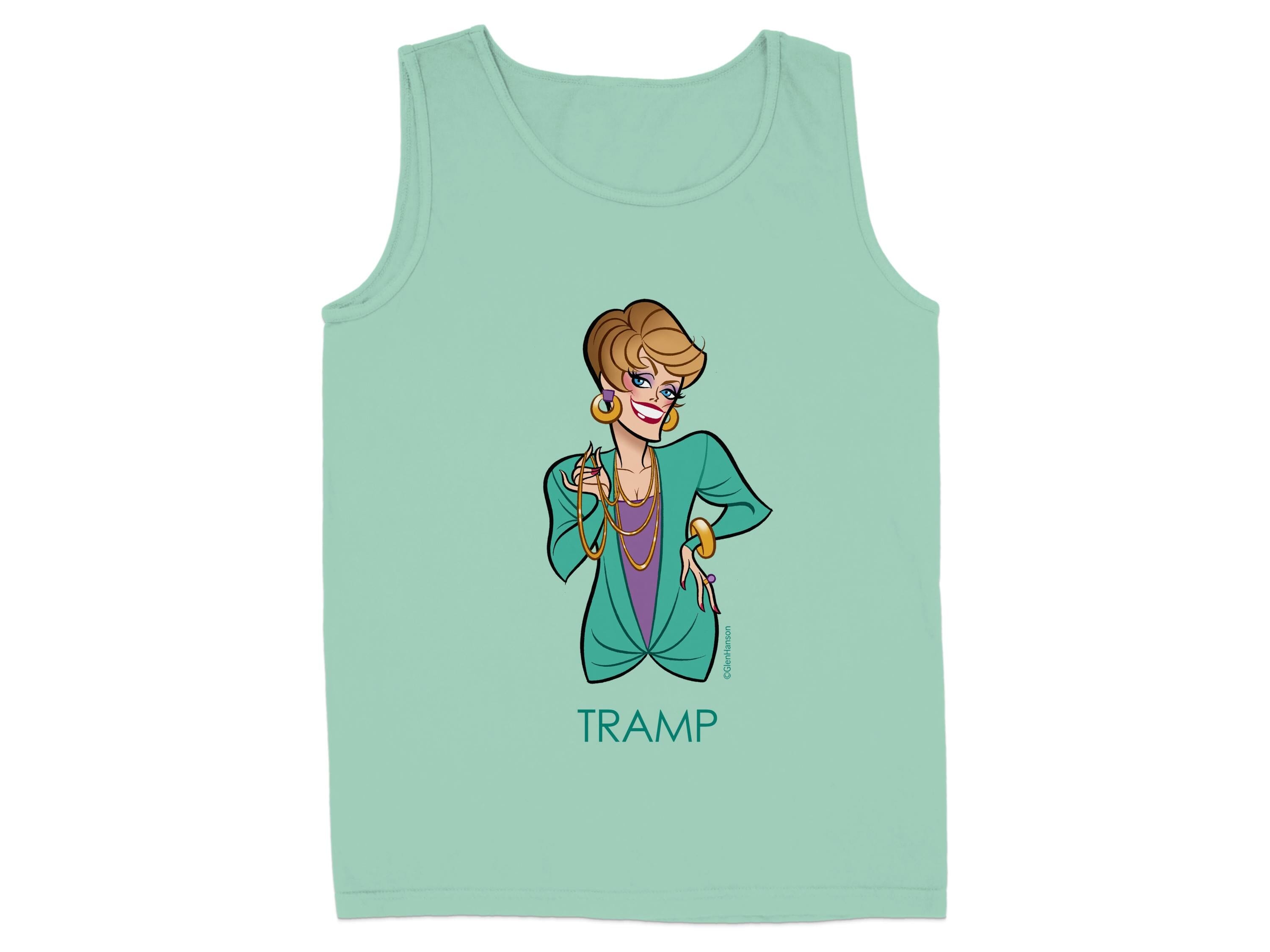Stylish Tramp Cartoon Character Design Tank product