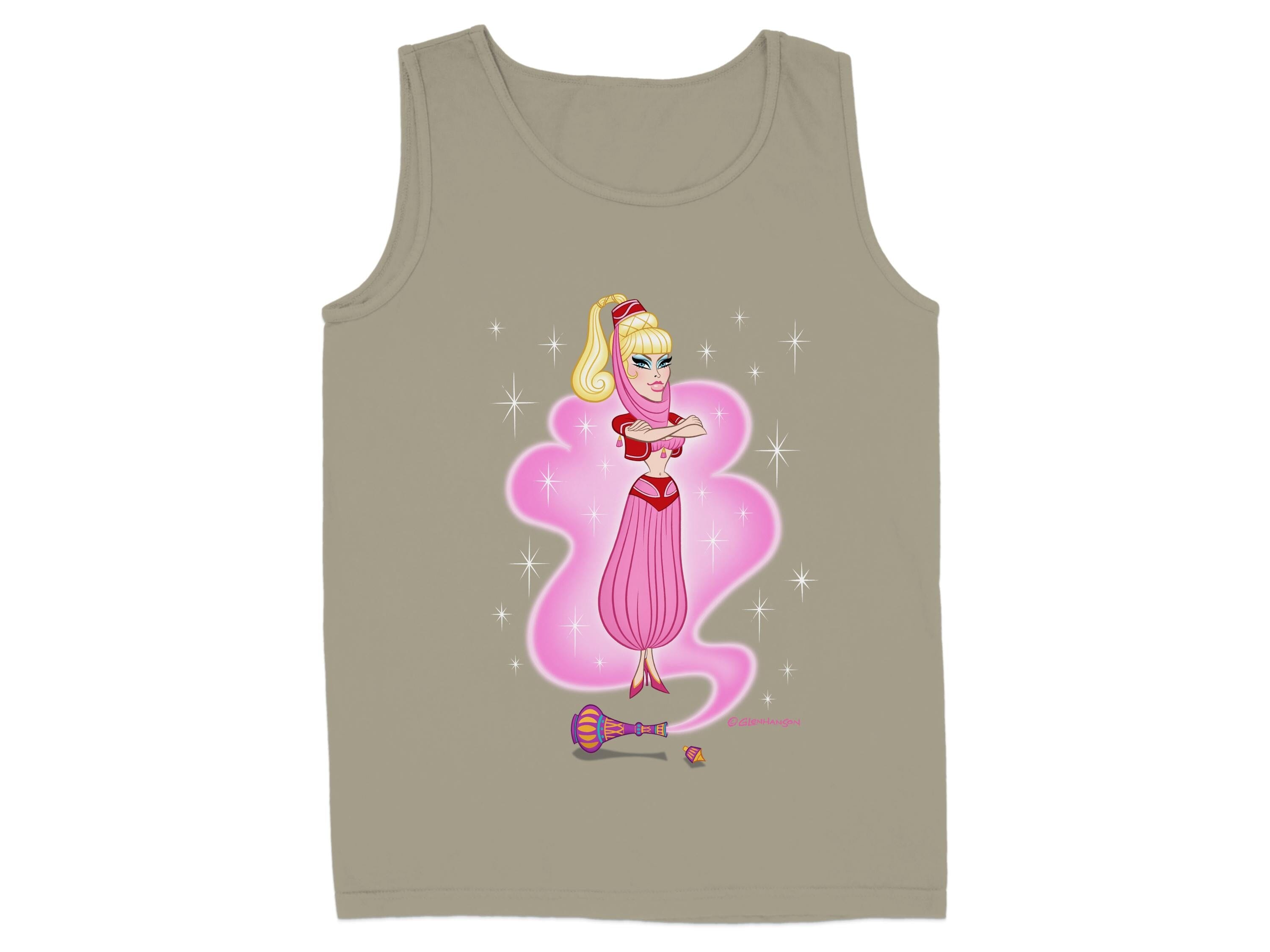 Magic Blonde Genie Cartoon Graphic Tank Top product type