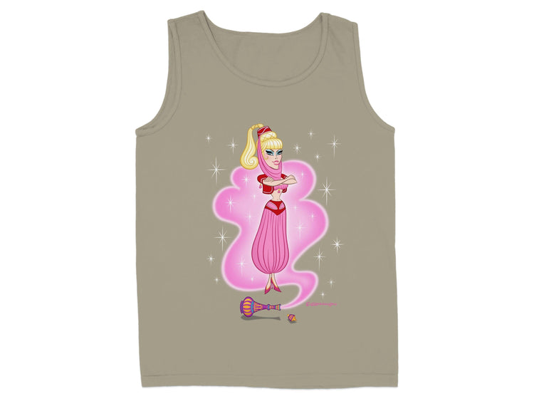 Magic Blonde Genie Cartoon Graphic Tank Top product type