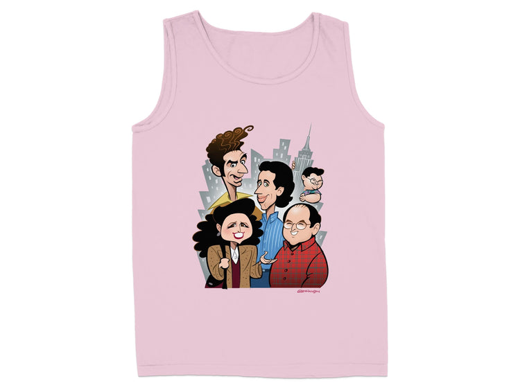 Cartoon Characters Pink Colored Tank Top product