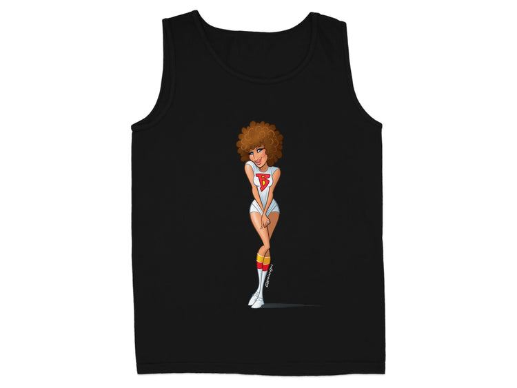 Superhero Themed Black Sleeveless Tank product