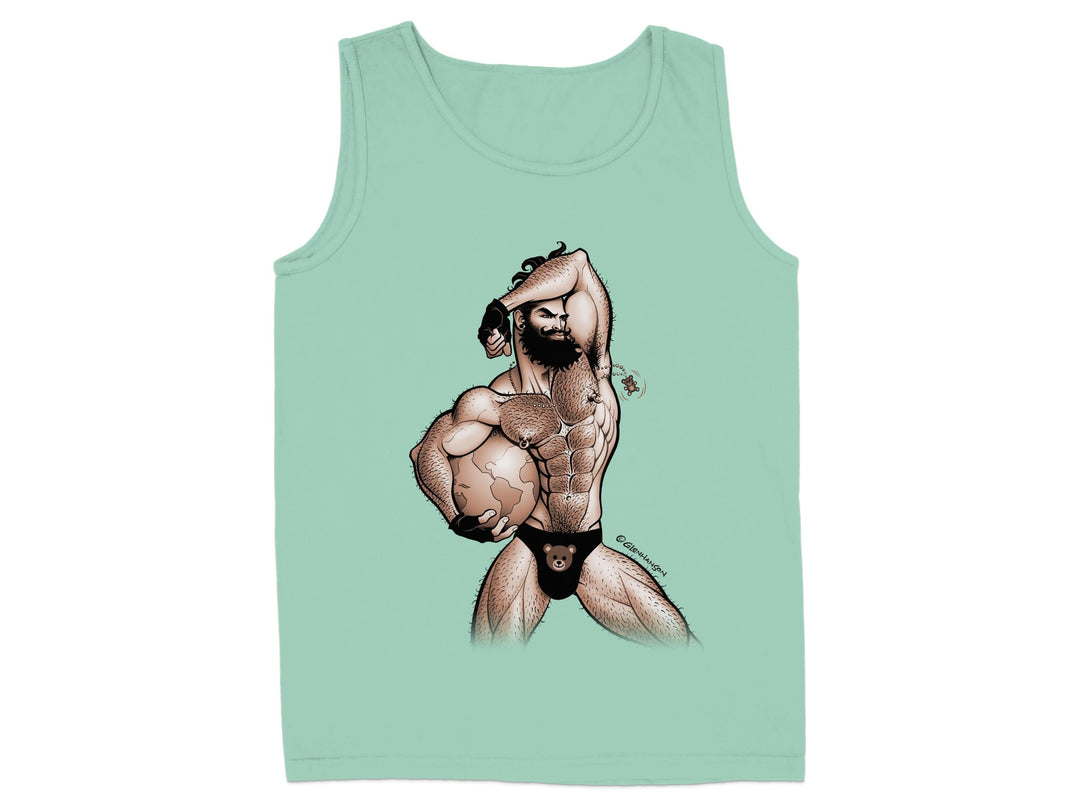 Unique Tank Top with Artistic Graphic Design product type