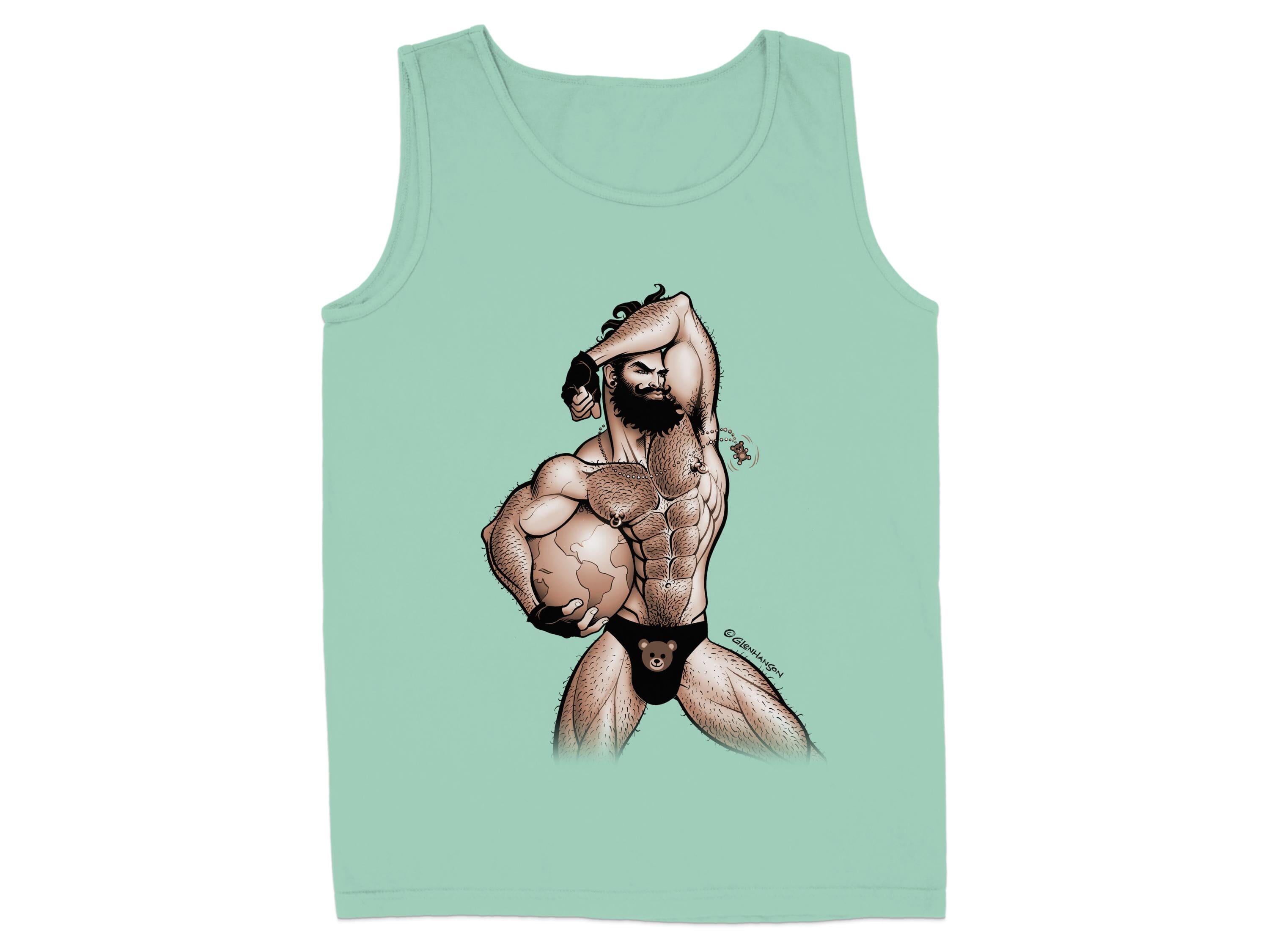 Unique Tank Top with Artistic Graphic Design product type