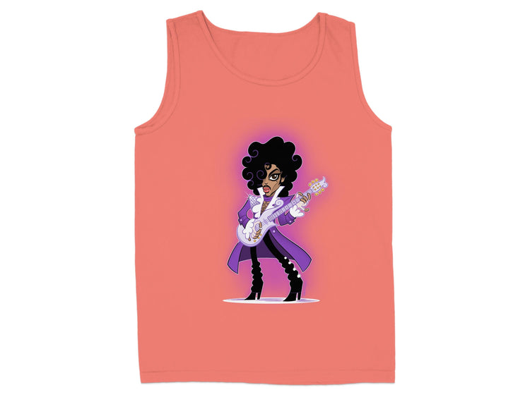 Iconic Guitarist Cartoon Graphic Tank Top product type