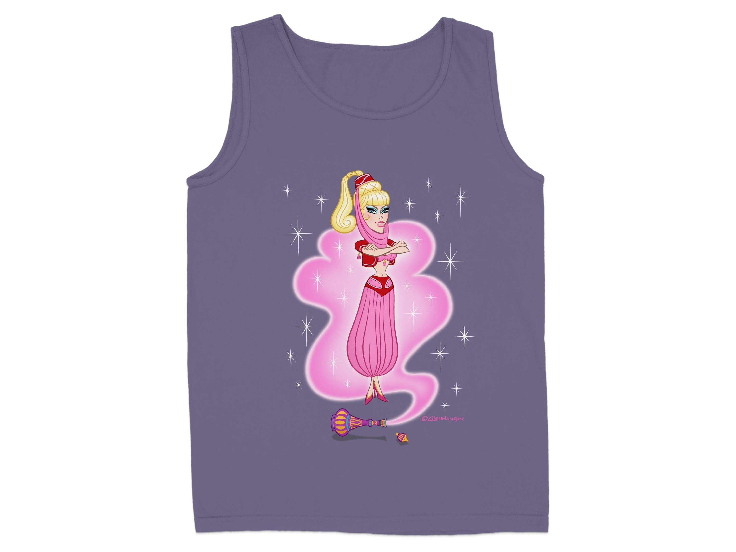 Enchanting Genie Cartoon Design Tank Top product