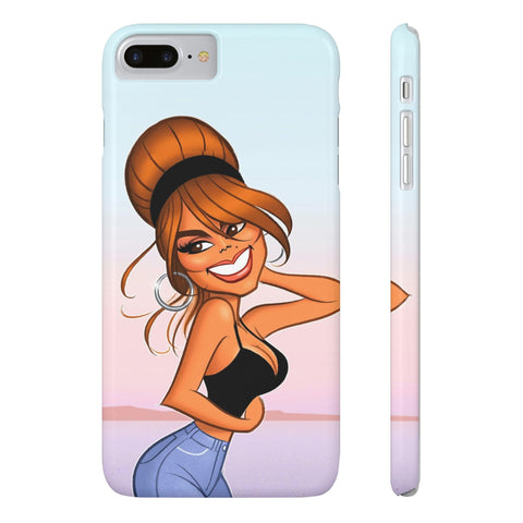 Never - Slim iPhone Cases