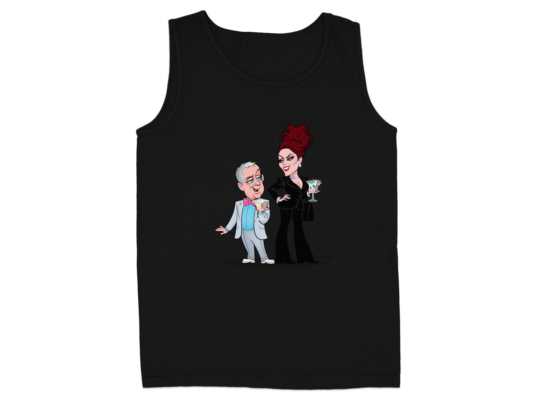 Fun Cartoon Figures Graphic Design Tank Top product