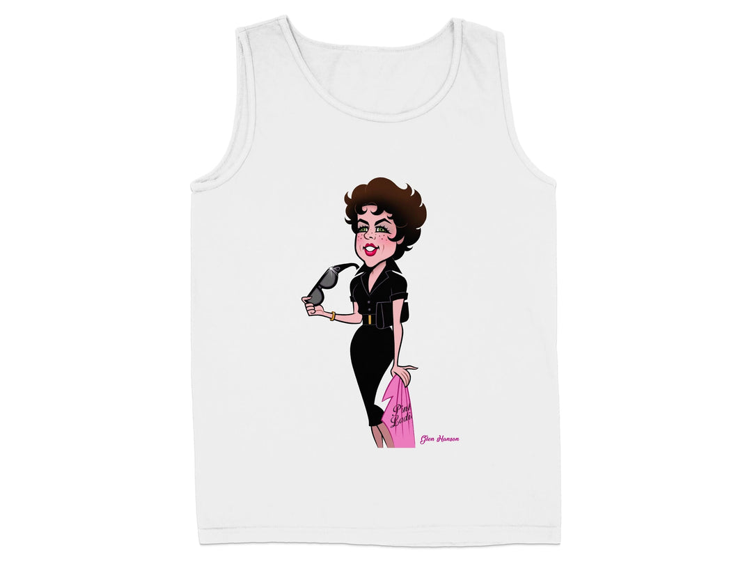 Cartoon Character Holding Hair Dryer Tank Top product