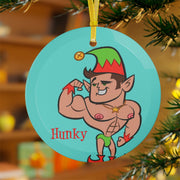 Hunky - Glass Ornaments