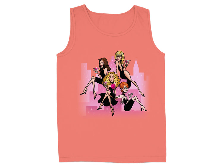Stylish Cartoon Characters Design Tank Top product type