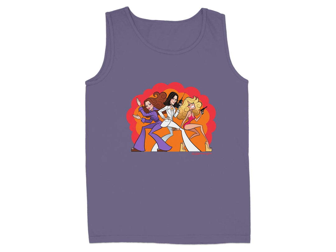 Retro Dance Trio Purple Tank Top Product