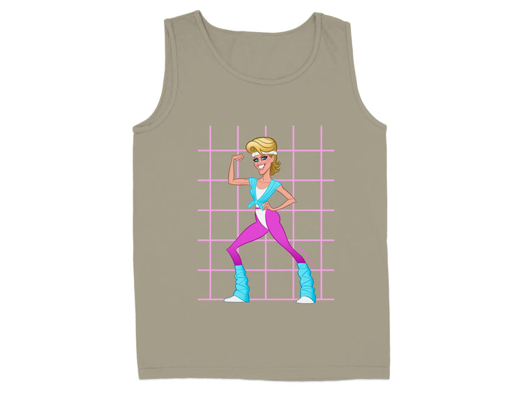 Cartoon Fitness Character Tank Top product