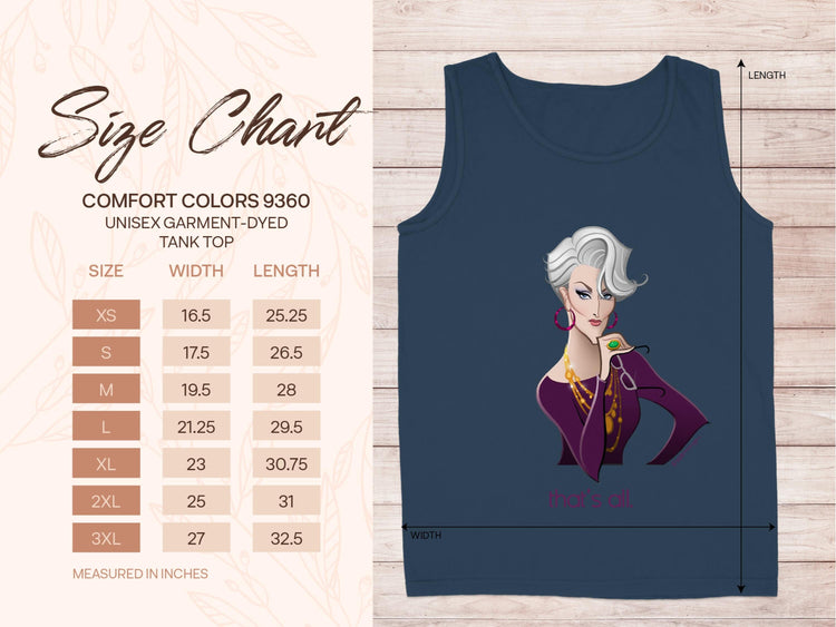 Stylish Unisex Garment Dyed Tank Top Clothing Product