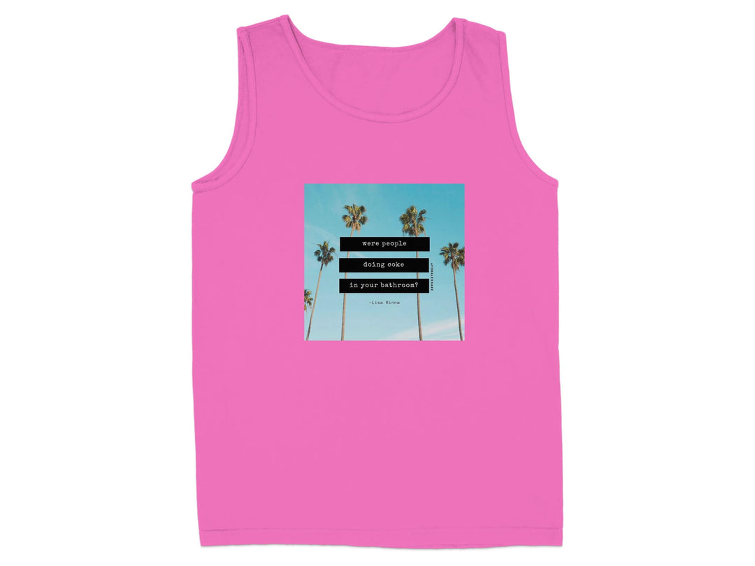 Funny Tank Top with Quirky Quote Graphic product type
