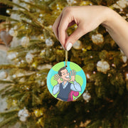 Just him - Glass Ornaments