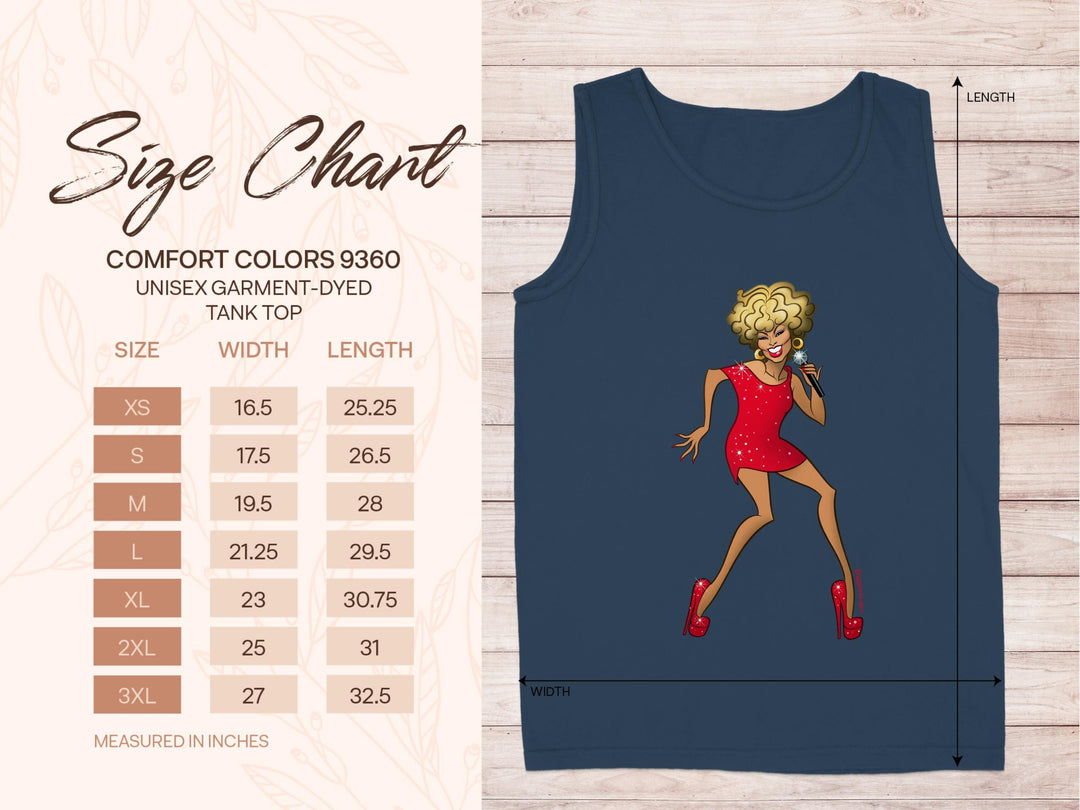 Stylish Comfort Colors 9360 Unisex Garment-Dyed Tank Top product type