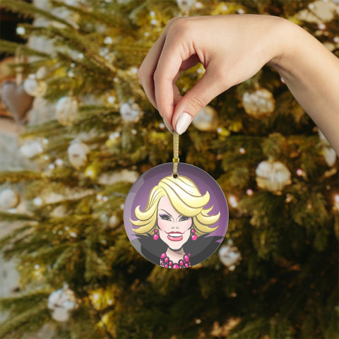 Funny Lady - Glass Ornaments