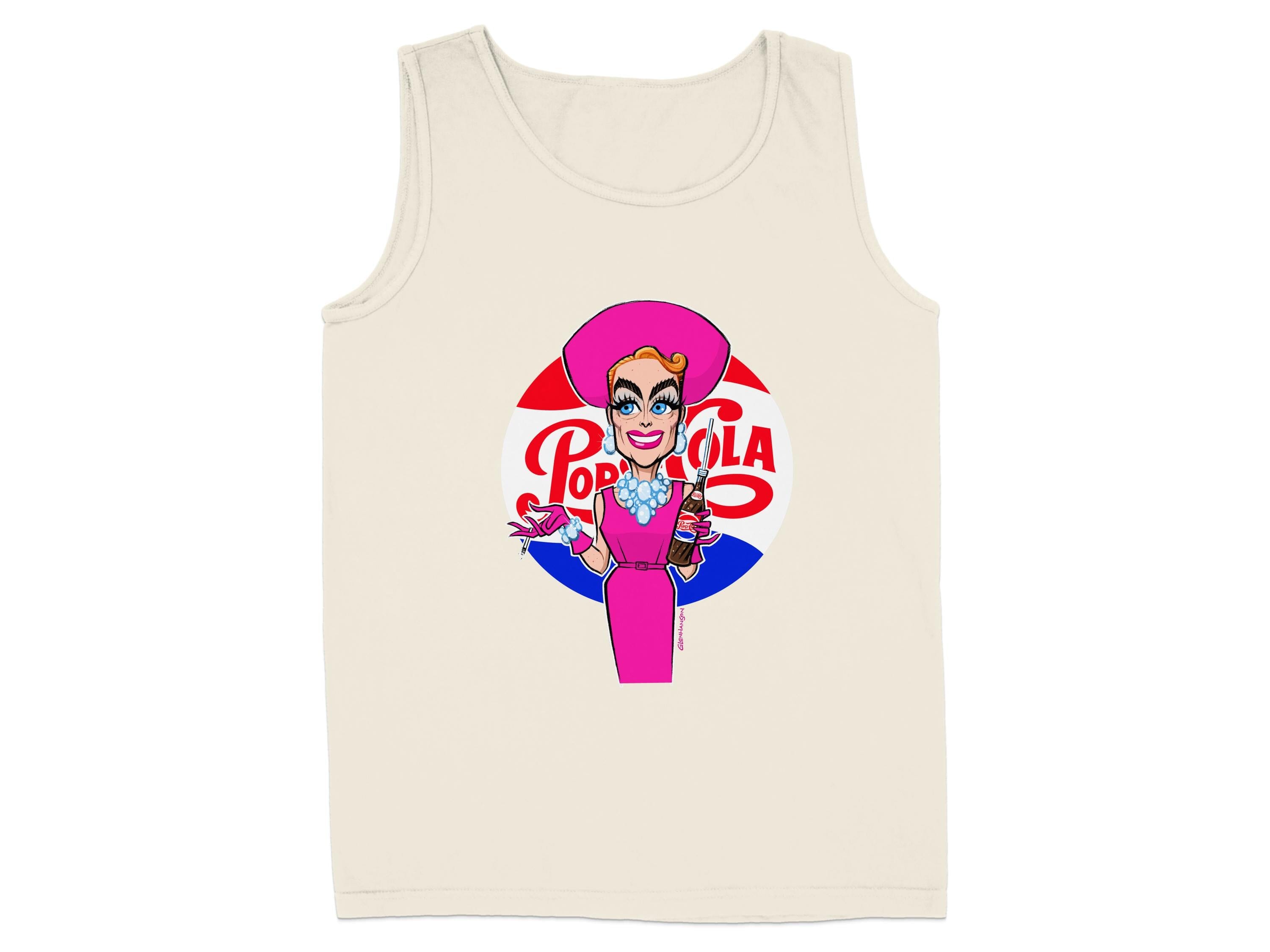 Pop Cola Retro Style Graphic Tank Top product type