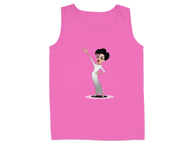 Stylish Graphic Pink Sleeveless Tank top Fashion product type