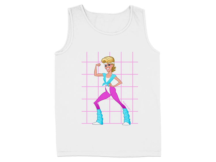 Energetic Fitness Cartoon Graphic Tank Top product type