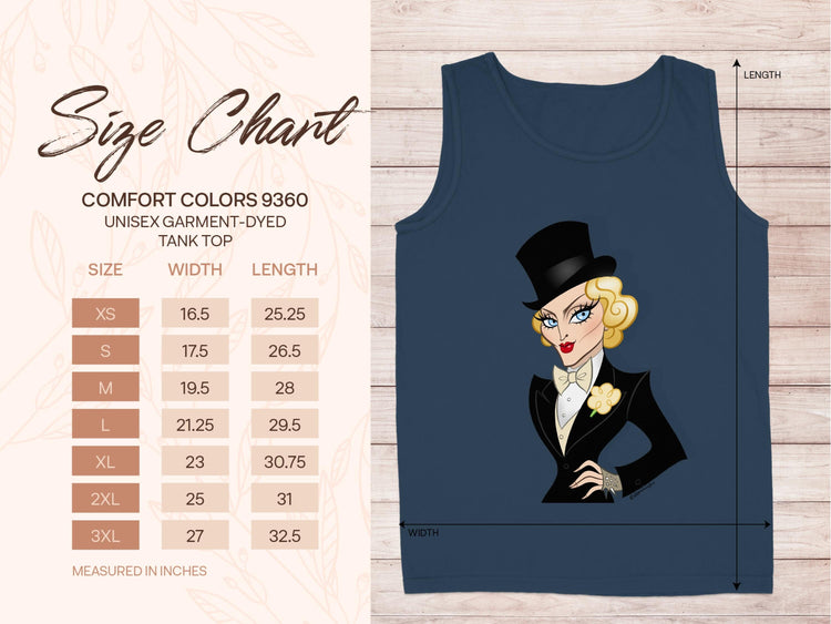 Stylish Illustration Top Hat Woman Tank Top product