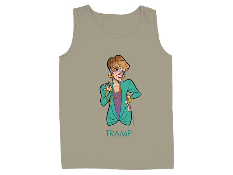 Trendy Graphic 'TRAMP' Design Tank Top Product