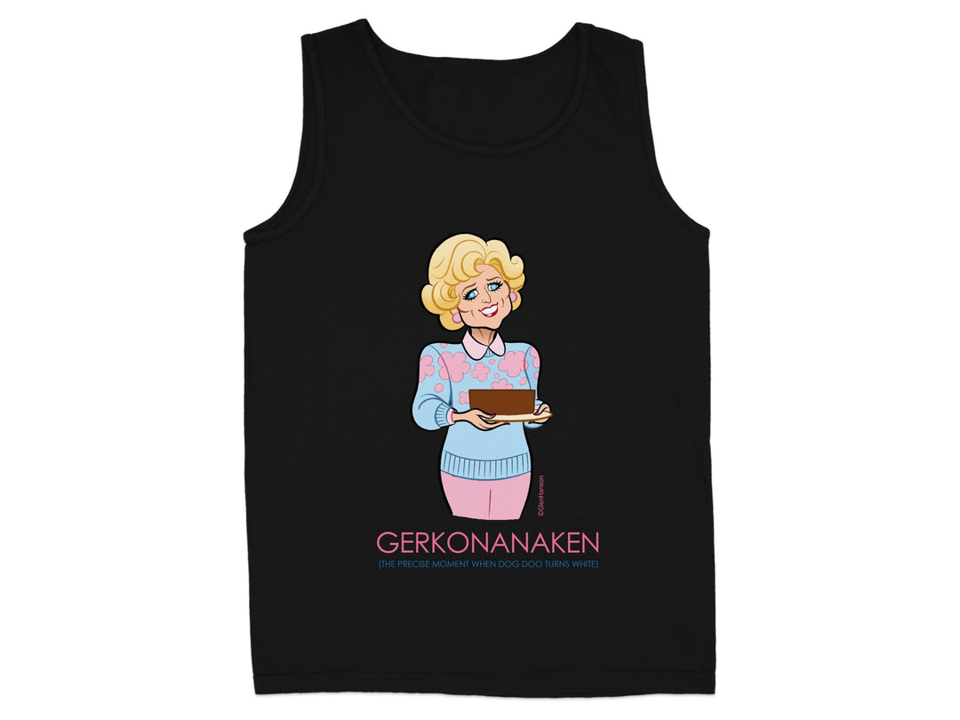 GERKONANAKEN Humorous Cartoon Print Tank Top Product