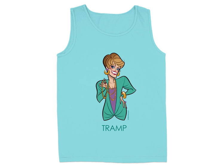 Stylish Cartoon Graphic Tramp Tank Top product type