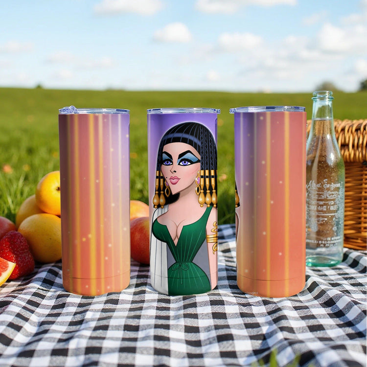Cleopatra Cartoon Art Stainless Steel Tumbler product