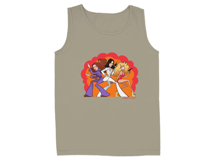 Funky Retro Dancers Graphic Mens Tank Top product