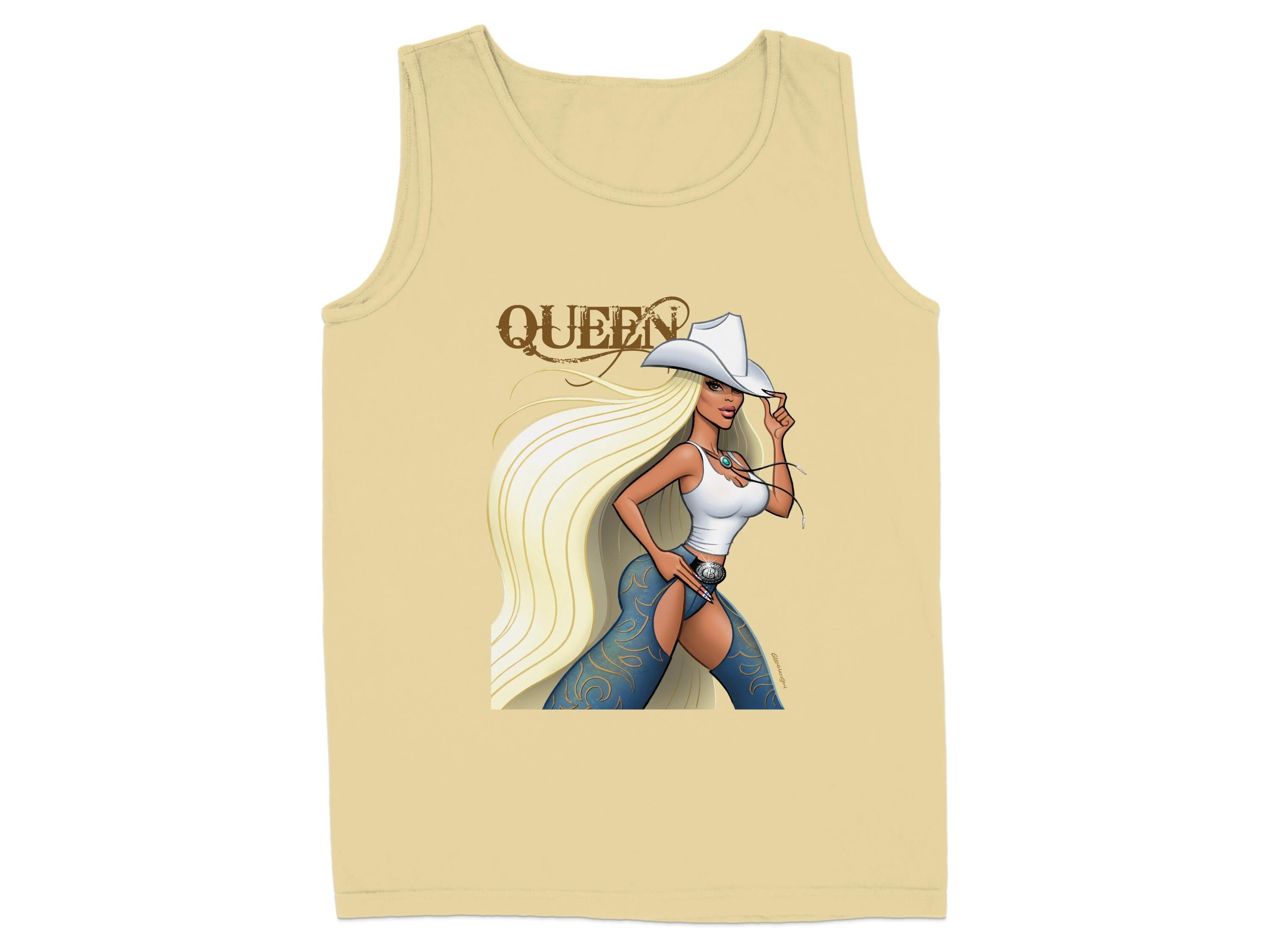 Queen Design Beige Tank Top product