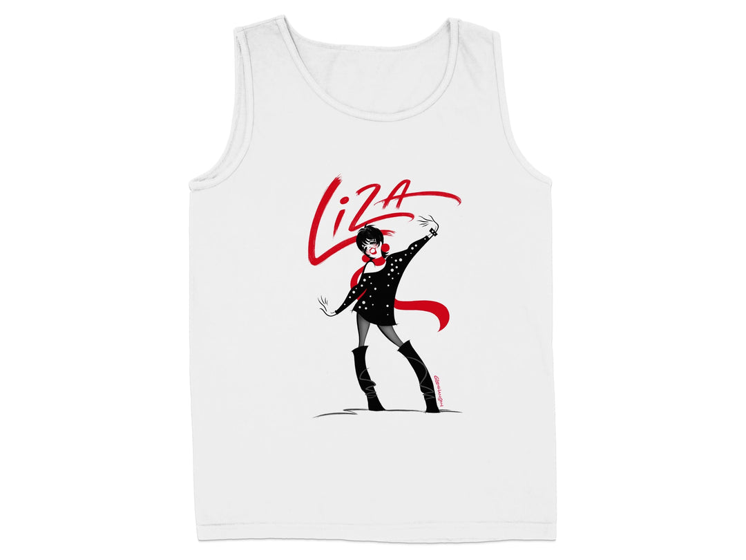 Stylish Liza Graphic Tank Top for Fans Clothing Product