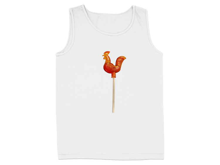 Rooster Lollipop Design on Comfortable Tank Top product