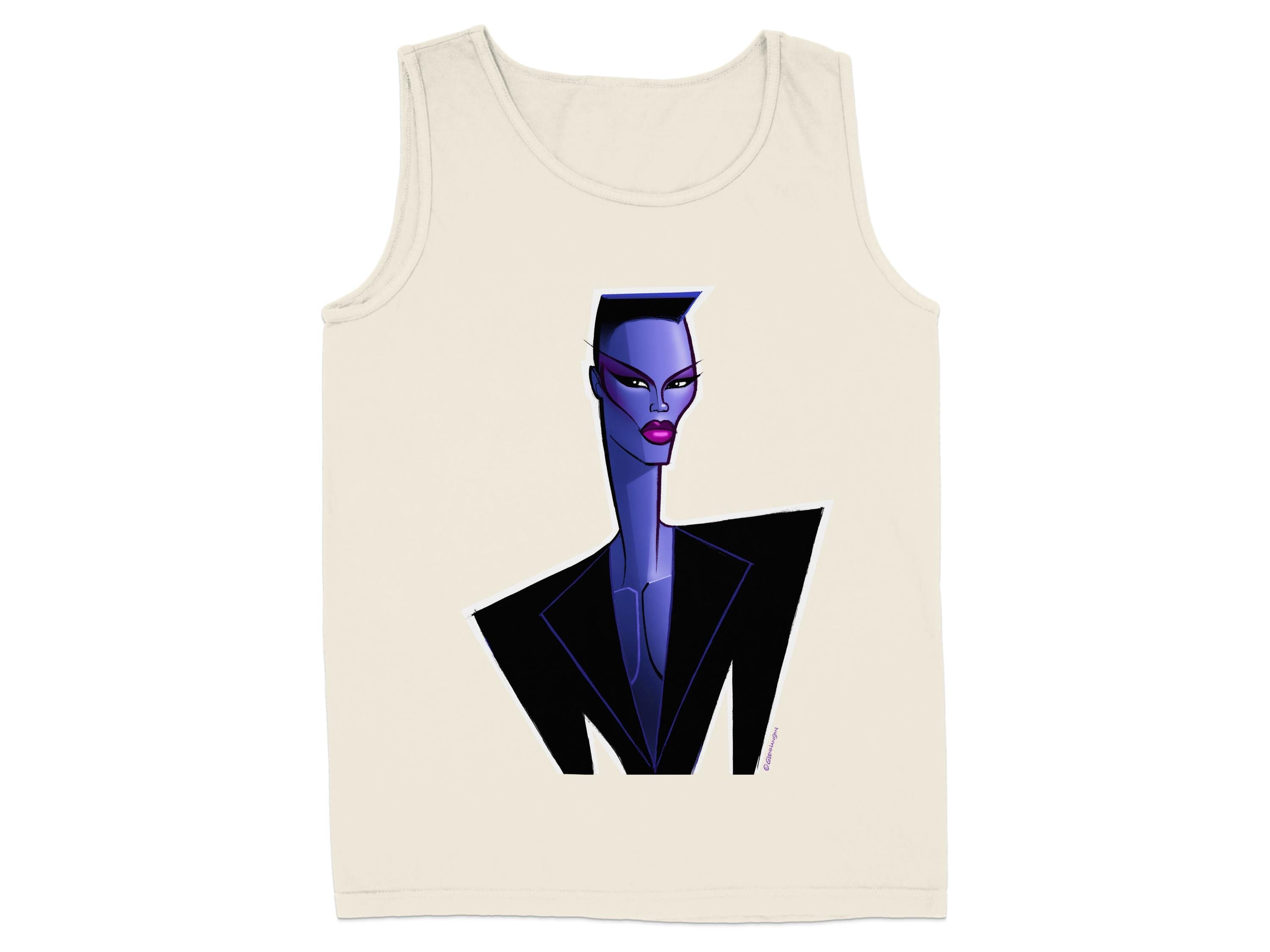 Bold Graphic Art Tank Top Stylish Casual Wear product type