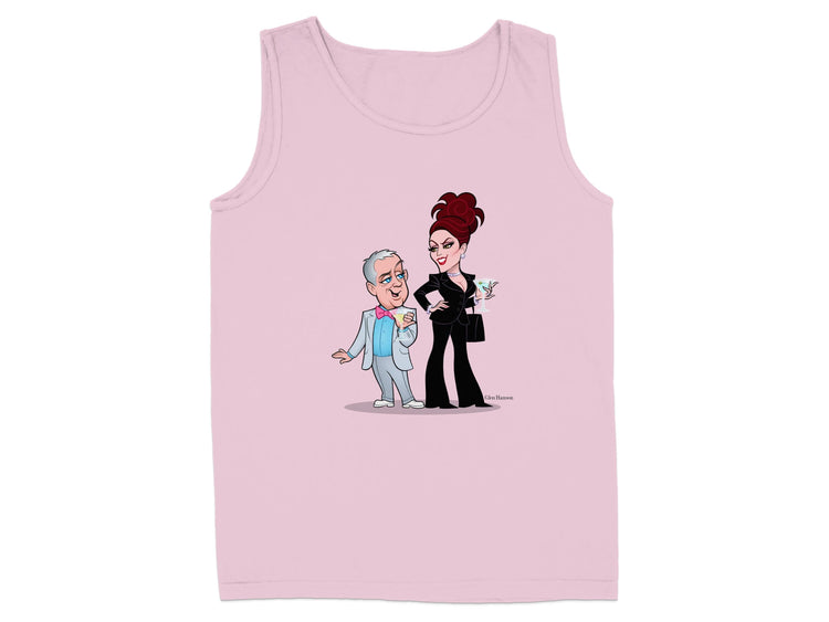 Humorous Characters on Pink Tank Top product
